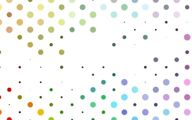 Light Multicolor, Rainbow vector cover with spots.
