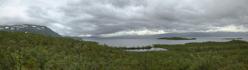 Rainy day at ANS Nature reserve near Abisko