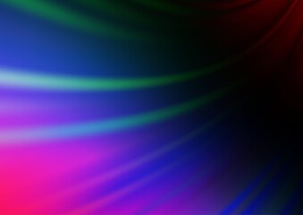 Dark Multicolor, Rainbow vector blurred background.