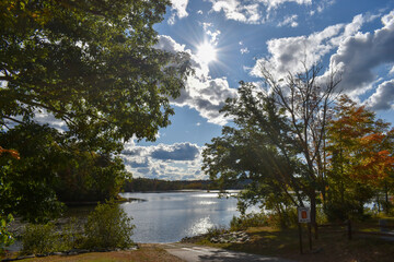 A fall day by the lake #1
