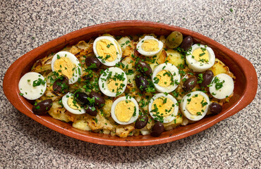 Bacalhau a Gomes de Sa (Salted Cod Fish)