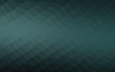 Dark Blue, Green vector abstract mosaic pattern.