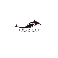 dolphin logo modern concept awesome design