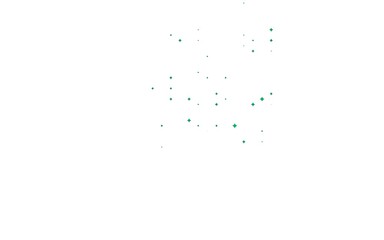 Light Green vector pattern with christmas stars.