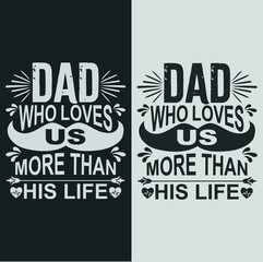 Dad Lovers T-Shirt Design