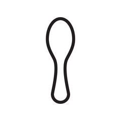 spoon icon vector symbol template