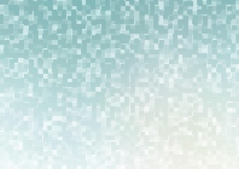 Light BLUE vector template with crystals, rectangles.