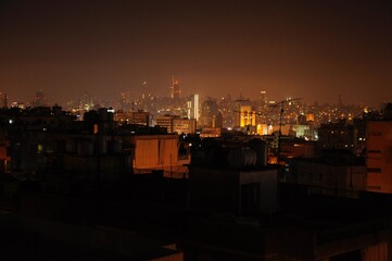 Fototapeta na wymiar Beirut by night