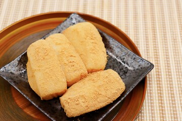 安倍川餅　黄粉もち　静岡県の名物