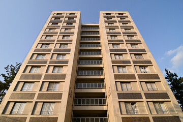 Fototapeta premium 千里ニュータウン竹見台（大阪府吹田市）のUR千里竹見台団地