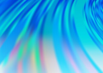 Light BLUE vector modern bokeh pattern.