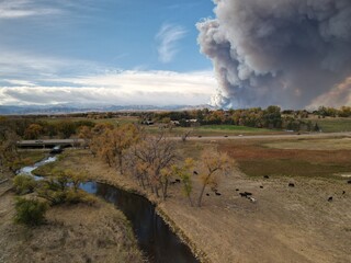CalWood fire near Boulder 