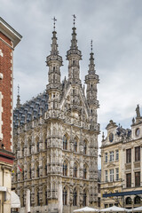 Fototapeta na wymiar Leuven Town Hall, Belgium