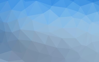 Fototapeta premium Light BLUE vector abstract mosaic backdrop.