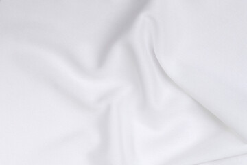 Patterns and wrinkles of white fabric