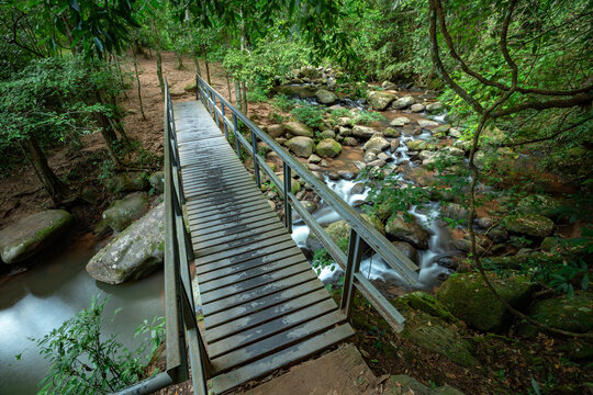 Sapan Waterfall (Namtok Sapan) 3nd floor is  most beautiful waterfall of NAN province.  Khun Nan National Park, Sapan village, Boklua District, Nan Province, Thailand