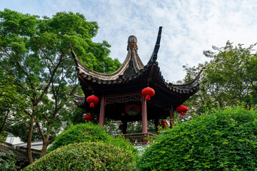 scenery of Confucius Temple in Nanjing, Jiangsu Province, China