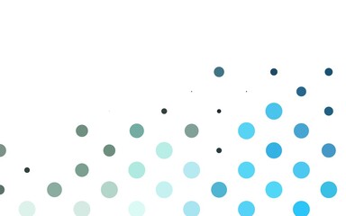 Light BLUE vector template with circles.