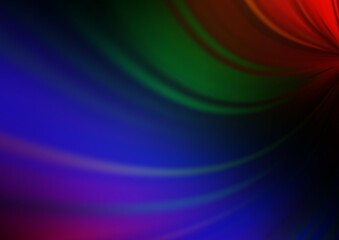 Dark Multicolor, Rainbow vector glossy abstract background.