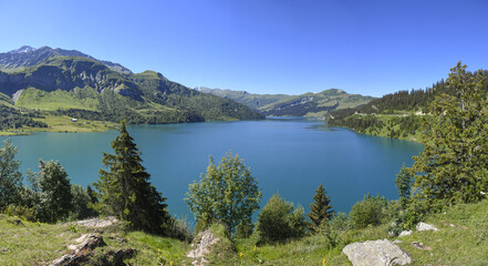 Lac de Roselend, beaufortain, savoie, france