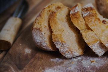 bread on a board