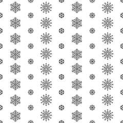 snowflake pattern vector, winter background