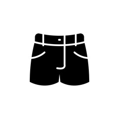 shorts icon vector symbol template