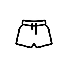 shorts icon vector symbol template