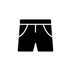 shorts icon vector symbol template