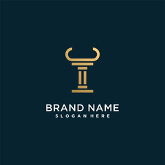 Letter Y logo with golden abstract style Premium Vector part 10