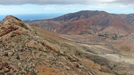 desert mountains with beautiful shapes and colors