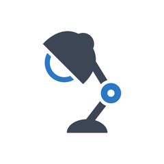 Desk lamp icon
