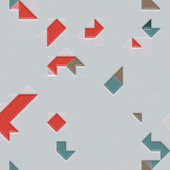 Glossy Tiles Color Abstract background