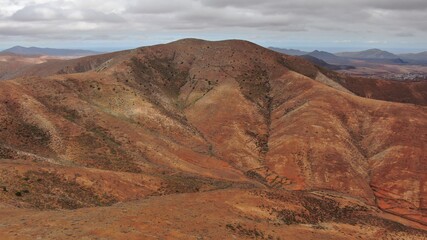 desert mountains with beautiful shapes and colors