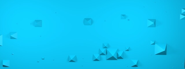 Abstract pyramid geometric concept background