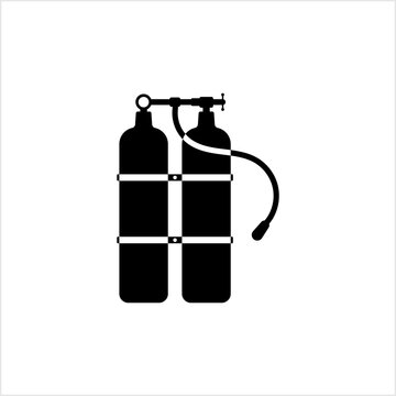 recommend clip art: Oxygen Tank Icon, Oxygen Storage Vessel Cylinder