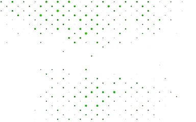 Light Green vector background with bubbles.