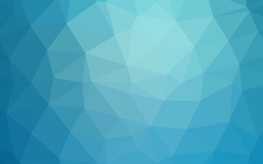 Light BLUE vector low poly layout.