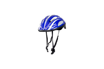 Safety helmet for cycling, skateboard and inline skates isolated on white background.