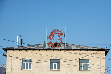 Lenin on the roof