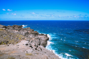 Anakaluahine Gulch, West Maui coast, Hawaii
