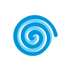Whirlpool icon in flat style.Vector illustration.