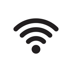 Wireless icon vector symbol template