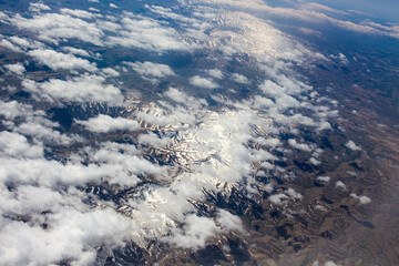 areal view of clouds
