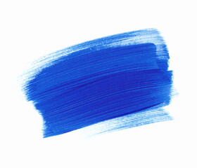 Blue texture brush paint texture design acrylic stroke background. Perfect design for headline, logo and banner. 