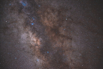 Starry Milky Way at Haleakala National Park, Maui, Hawaii