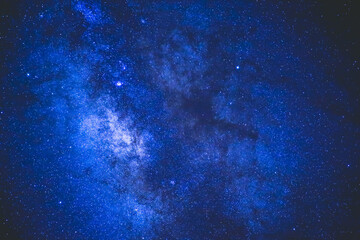 Obraz premium Starry Milky Way at Haleakala National Park, Maui, Hawaii