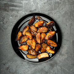 potato wedges, bolani stuffed, delicious baked, flatbread bolani, dill garlic