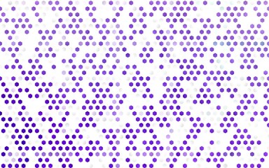 Light Purple vector texture with colorful hexagons.