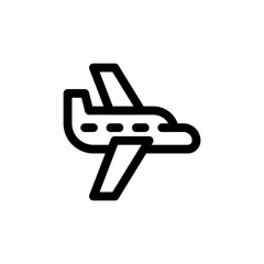 Plane take off in the air aircraft, airplane Icon, Logo, Vector